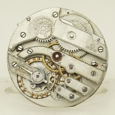 Rare Pocket Watch Movement Men's no fusee duplex chronometer no repeater RAR