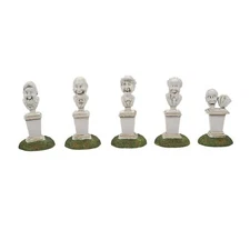 Department 56 Halloween Accessory Haunted Mansion Singing Busts S/5 6010469