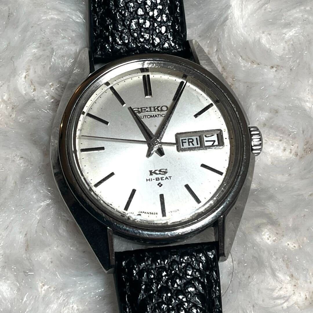 KING SEIKO 56KS Hi beat 5626-7111 silver 1972 mens analog KING SEIKO 56KS Hi beat 5626-7111 silver 1972 mens analog
