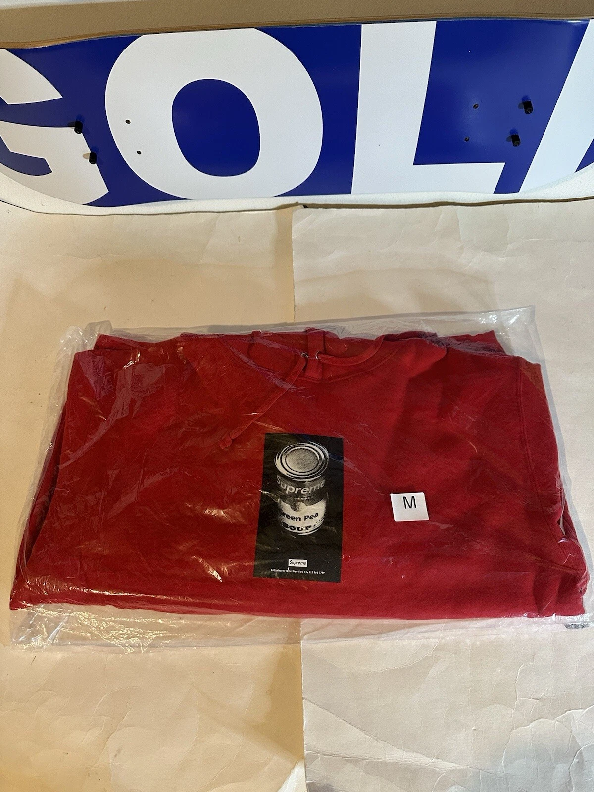 Felpa con cappuccio Supreme Soup uomo TAGLIA MEDIA