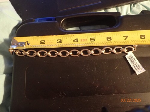 Eterna Gold Oval Rolo Magnetic Link Bracelet 14K 9.18 Gr QVC J405727 ORIG $2124 - Picture 10 of 10