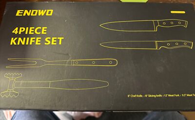 Enowo 4pc Knife Set Model CKS-H041-B FREE SHIPING