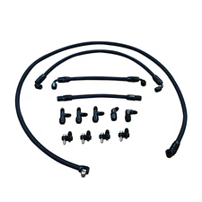 CUBAUTO Steam Vent Kits & 4AN Assembled Coolant Crossover Kits Lsa Supercharger