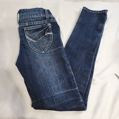 So Wear it Declare it Tapered zipper ankle jeans juniors size 1