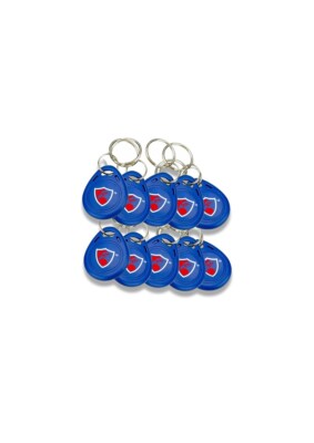 100 PCS 125Khz RFID Key Fob Proximity ID Card Token Tag Keypad Card for Door Ent
