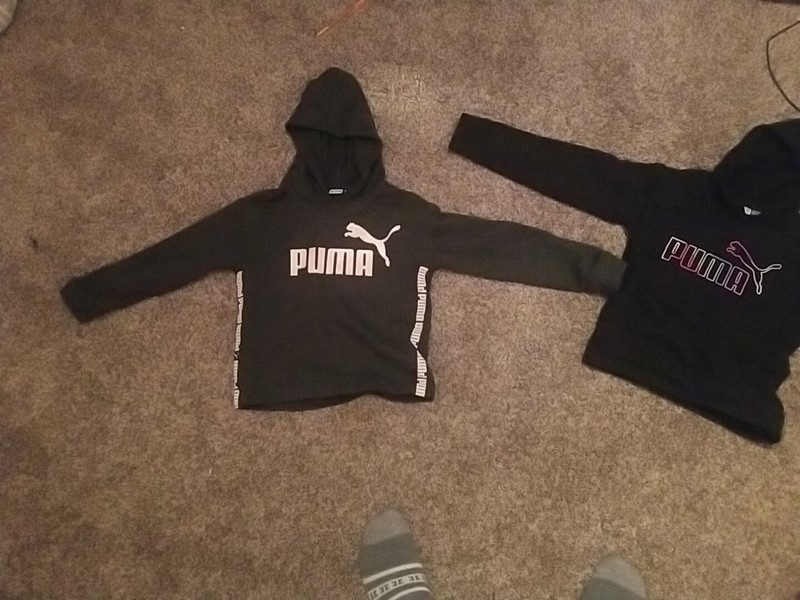 Girls Puma Hoodie Size M 8-10 Lot of 2!