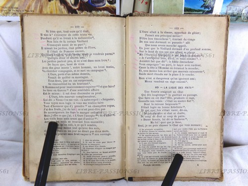 CHOIX DE FABLES DE LA FONTAINE, A. GAZIER, LIBRAIRIE ARMAND COLIN, 1903 - Picture 12 of 14