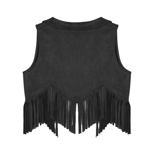 Girls Cowgirl Costume Fancy Dress Vest Mardi Gras Parade Fringe Cowboy Costume - Picture 14 of 30