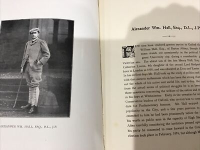 OXFORDSHIRE um 1907 Druck - Alexander William HALL - Barton Abbey, Steeple Barton