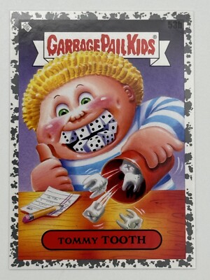 2024 Topps Garbage Pail Kids: Kids At Play TOMMY TOOTH Grey Parallel /199