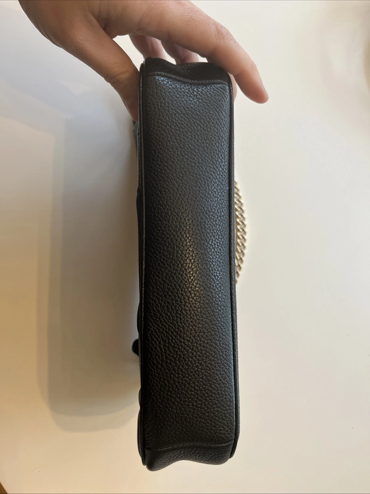 Borsa Coach Nolita 19 patchwork pelle trapuntata convertibile nero argento oro usata in ottime condizioni