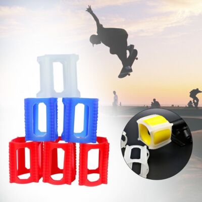 4x Skateboard Trick Trainer Rad Schloss Skateboard Rad Abdeckung Unterstützt Set