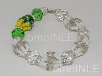 Ilde Santeria Ifa Orisha Bracelet Idde Mazo Obatala Con Orula Glass Beads Yoruba Ilde Santeria Ifa Orisha Bracelet Idde Mazo Obatala Con Orula Glass Beads Yoruba