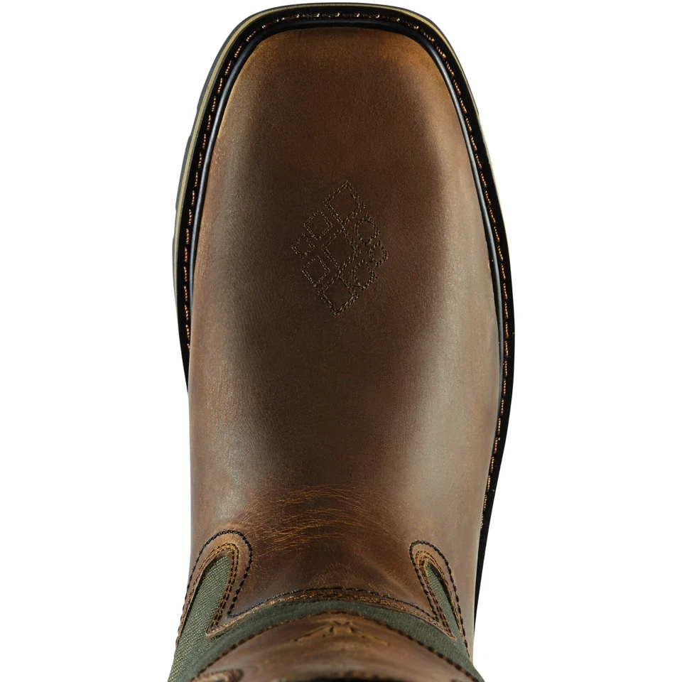 LaCrosse 521170 Men's Snake Country Boots 17" Olive Hot Brown Hunting Shoes - Image 3 of 4