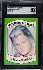 🔨Greg the Hammer Valentine 1982 Wrestling All-Stars #33 Series B PSA 8 NM-MT