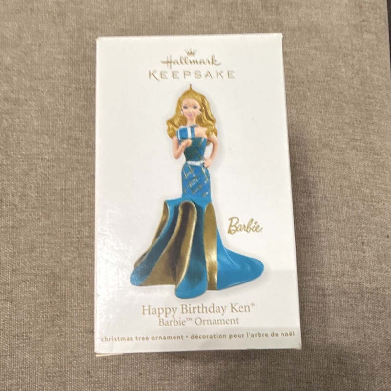 Hallmark Keepsake Ornament 2011 Barbie Happy Birthday Ken NIB