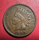 1900 US Indian Head Cent! XF Details! SHARP! Old US Coin!