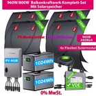 LIONSHEE Balkonkraftwerk 960W/800W Solaranlage Komplettset mit 2048Wh Speicher