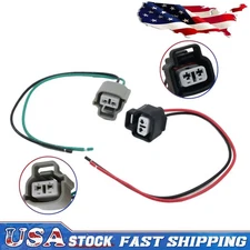 1x Fluid Level Sensor Connector & Windshield Washer Pump Connector For Toyota