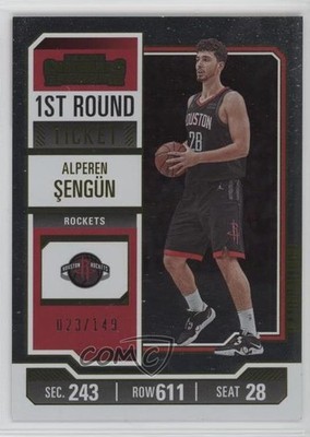2023-24 Panini Contenders 1st Round Ticket 23/149 Alperen Sengun #36 5i3