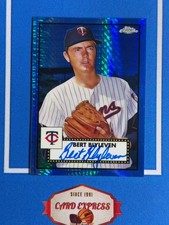 2021 Topps Chrome Platinum Auto Blue Bert Blyleven /99 Retro