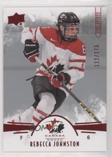 2016 Team Canada Juniors Women's UD Exclusives 112/175 Rebecca Johnston #18 0a4