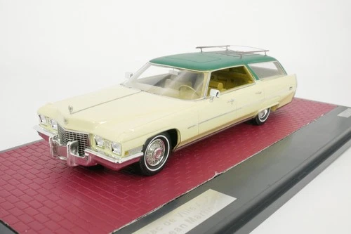 1972 Cadillac DeVille ASC Wagon Dean Martin Beige 1-100- 1/43 Matrix MX20301-482