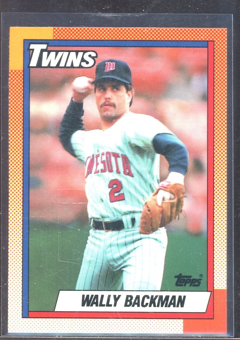 Wally Backman 1990 Topps Tiffany #218 