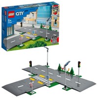 Lego My City 60304 StraßEnkreuzung Mit Ampeln Bausatz, Mehrfarbig