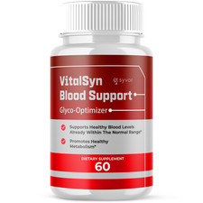 (1 Pack) Vitalsyn Blood Balance Advanced Support Glycogen Supplement 60 Capsules