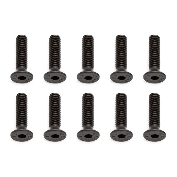Team Associated M4 X 16mm Fhcs Screws(10)