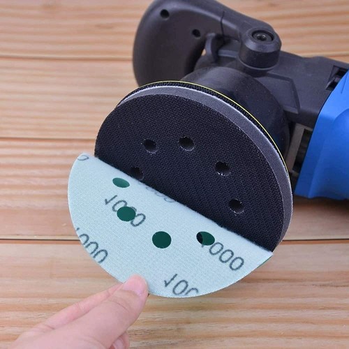 IPELY 2 Pack 5 Pouces 8 Trous Mousse Interface Pad Surfprep Ponçage 2  - Photo 6/8