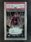 2023-24 Topps Chrome UEFA LAMINE YAMAL RC Auto Black Lazer SP #BLA-LY PSA/DNA 10