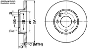 Ate Bremsscheiben Ø239Mm + BremsbelÄGe Vorne FÜR Vw Golf 2 Golf 3 1H1 Vento 1H2