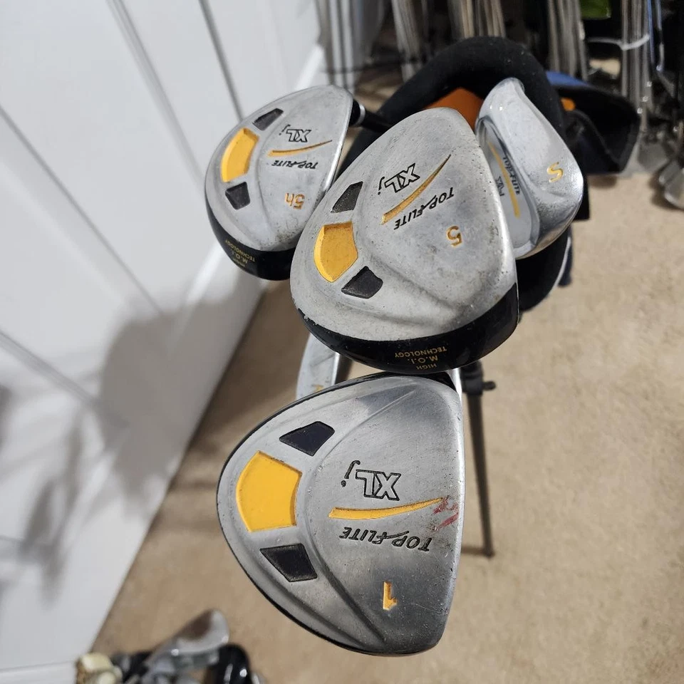 TOP FLITE XLJ DRIVER,5 WOOD,5 HYBRID,7,9,SW LH - Image 2 of 4