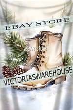 winter boots tapestry cozy winter lodge decor banner 59X82 in