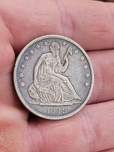 1849 Seated Liberty Half Dollar