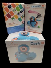 Dash Wonder Workshop Robot Lot, W/ Launcher, ...