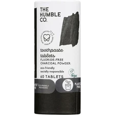 The Humble Co Toothpaste Tablets Charcoal Fluoride Free 60 Tablets