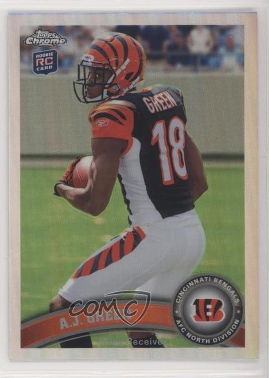 2011 Topps Chrome Refractor AJ Green #150 vv1