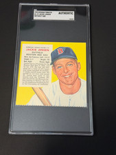 195 REDMAN TOBACCO #AL-19 JACKIE JENSEN (WITHOUT TAB) SGC AUTHENTIC
