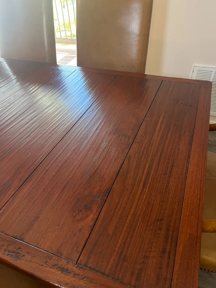 Juego de mesa de comedor vintage raro Henredon Adquisitions caoba 12 sillas 2 hojas Foto 4 de 4