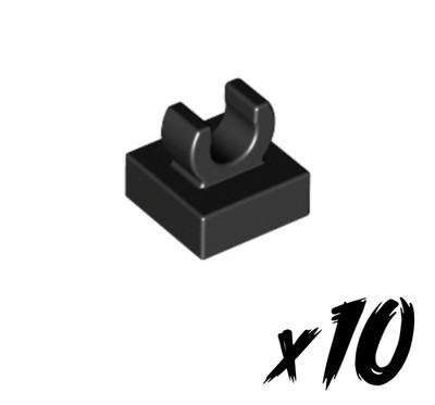 10x LEGO 15712   1x1 Fliese modi   tile modified   schwarz   black