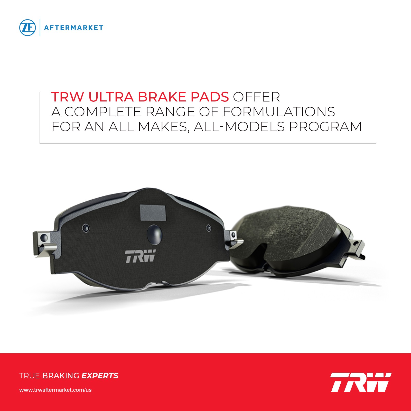 Disc Brake Pad Set for Audi R8 2008 - 2012 TRW  Ultra TXH2099