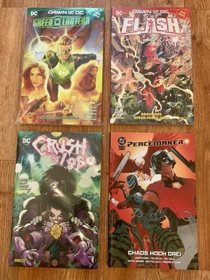Comic Set 13 - Peacemaker, Crush Lobo, Dawn of DC Green Lantern 1 + Flash 1