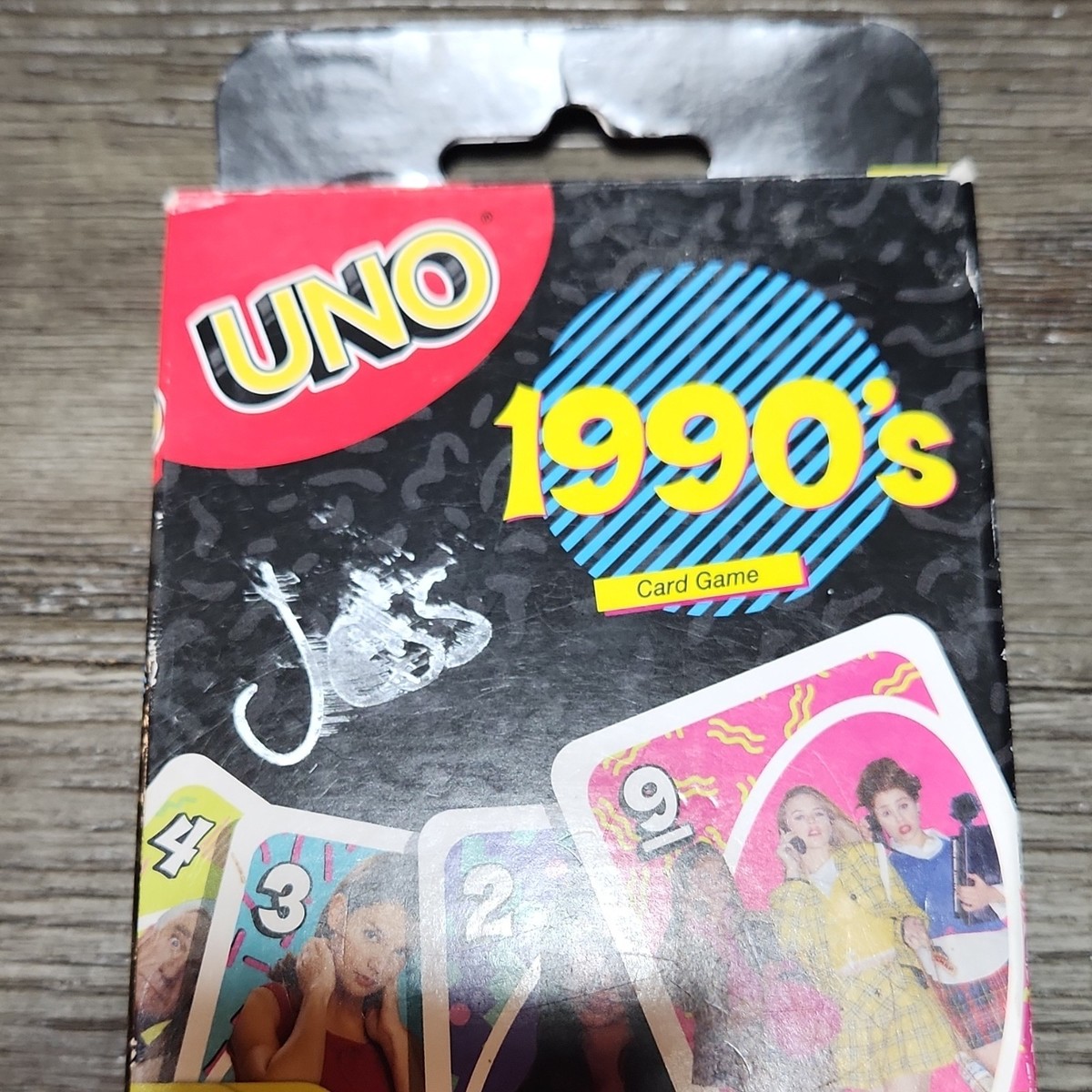 1990s UNO Card Game 90s Pop Culture Nostalgia Mattel Games for