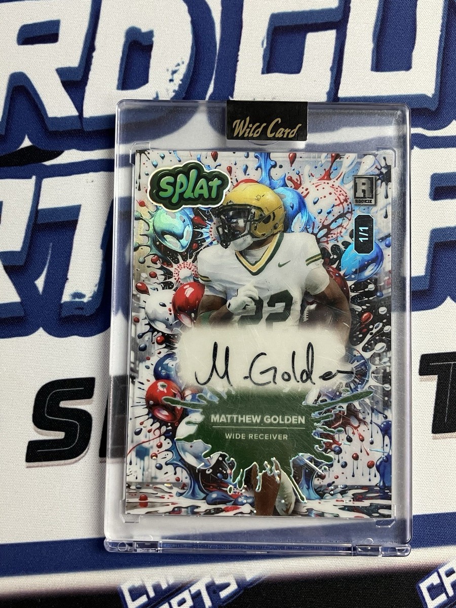 2025 Wild Card Splat Auto #SUSBAL20-MGA Matthew Golden 1/1 | eBay