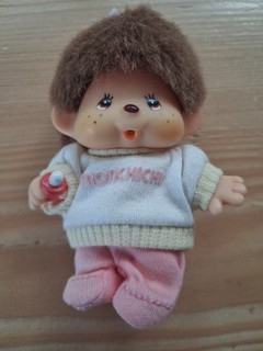 Vintage Sekiguchi Monchhichi doll Mini 10cm