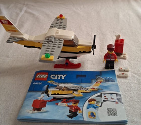 3x LEGO City Sets 30357, 60250 & 3177 Road Worker City Car Mail Plane COMPLETE