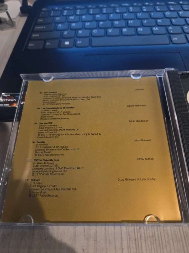 626 - Definitive Classic Jazz-Mastercuts том 1 ~ CD ~ 1991 ~ Azymuth/Wilton Felder - Изображение 4 из 4